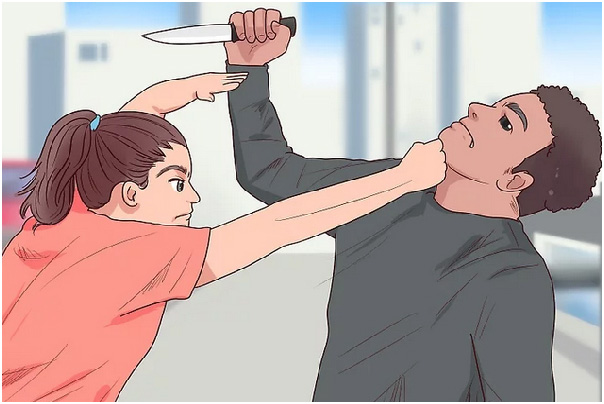 دفاع شخصی دربرابر چاقو