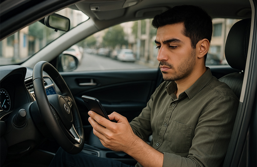 استفاده رانندگان از خدمات آنلاین خودرو